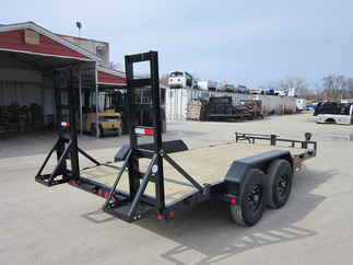 2025 PJ Trailer 83x16 CC Equipment CCJ1672BSBK