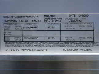 2025 Haul-About 8.5x20  Enclosed Car Hauler LPD8520TA3