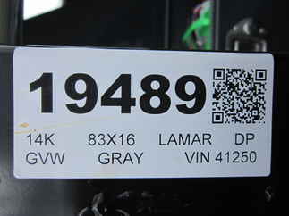 2025 Lamar 83x16  Dump DT831627