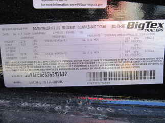 2025 Big Tex 102x20  Equipment Deckover 14OA-20STA-S8BK