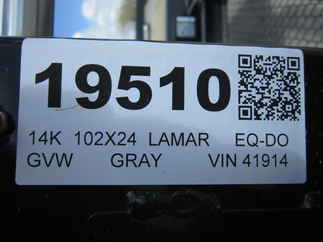 2025 Lamar 102x24  Equipment Deckover F8022427