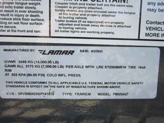 2025 Lamar 102x24  Equipment Deckover F8022427