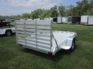 2026 Aluma 77x12  Aluminum Single Axle Utility 7712H-S-TG