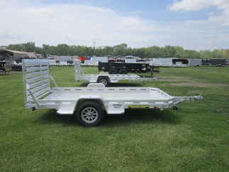 2026 Aluma 77x12  Aluminum Single Axle Utility 7712H-S-TG