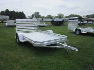 2026 Aluma 77x12  Aluminum Single Axle Utility 7712H-S-TG