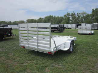 2026 Aluma 77x12  Aluminum Single Axle Utility 7712H-S-TG
