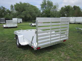 2026 Aluma 77x12  Aluminum Single Axle Utility 7712H-S-TG