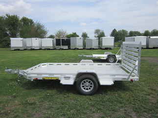 2026 Aluma 77x12  Aluminum Single Axle Utility 7712H-S-TG