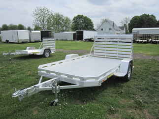 2026 Aluma 77x12  Aluminum Single Axle Utility 7712H-S-TG