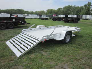 2026 Aluma 77x12  Aluminum Single Axle Utility 7712H-S-TG