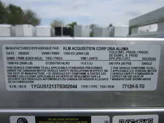 2026 Aluma 77x12  Aluminum Single Axle Utility 7712H-S-TG