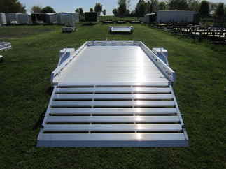 2026 Aluma 78x14  Aluminum Single Axle Utility 7814S-TG-TR