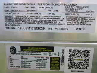 2026 Aluma 78x14  Aluminum Single Axle Utility 7814S-TG-TR