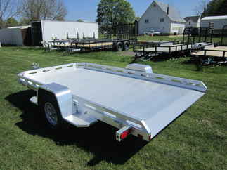 2026 Aluma 77x12  Aluminum Single Axle Utility 7712H-TILT-S