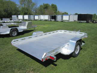 2026 Aluma 77x12  Aluminum Single Axle Utility 7712H-TILT-S