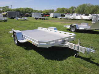 2026 Aluma 77x12  Aluminum Single Axle Utility 7712H-TILT-S