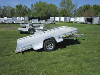 2026 Aluma 77x12  Aluminum Single Axle Utility 7712H-TILT-S