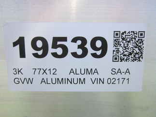 2026 Aluma 77x12  Aluminum Single Axle Utility 7712H-TILT-S