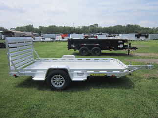2026 Aluma 77x12  Aluminum Single Axle Utility 7712H-S-TG