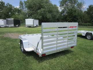 2026 Aluma 77x12  Aluminum Single Axle Utility 7712H-S-TG