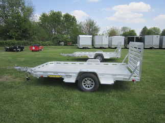 2026 Aluma 77x12  Aluminum Single Axle Utility 7712H-S-TG
