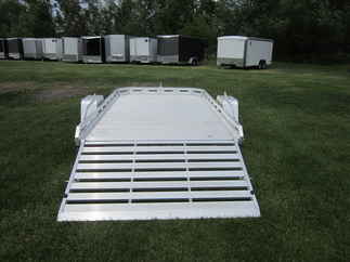 2026 Aluma 77x12  Aluminum Single Axle Utility 7712H-S-TG