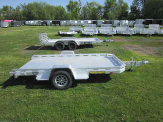 2026 Aluma 77x12  Aluminum Single Axle Utility 7712H-TILT-S