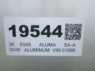 2026 Aluma 63x8  Aluminum Single Axle Utility 638S-TG