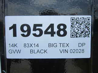 2025 Big Tex 83x14  Dump 14LP-14BK6SIRPD