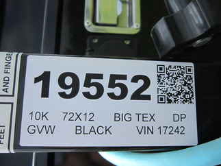 2025 Big Tex 72x12  Dump 90SR-12BK6SIR