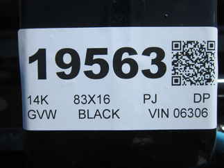 2025 PJ Trailer 83x16 DL Dump DLJ1672BSSK