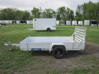 2026 Aluma 63x10  Aluminum Single Axle Utility 6310ESA-S-TG