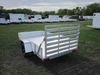 2026 Aluma 63x10  Aluminum Single Axle Utility 6310ESA-S-TG
