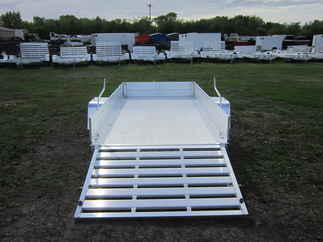 2026 Aluma 63x10  Aluminum Single Axle Utility 6310ESA-S-TG