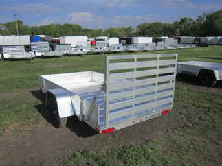 2026 Aluma 63x10  Aluminum Single Axle Utility 6310ESA-S-TG