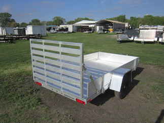 2026 Aluma 63x10  Aluminum Single Axle Utility 6310ESA-S-TG