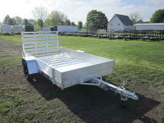 2026 Aluma 63x10  Aluminum Single Axle Utility 6310ESA-S-TG