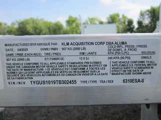 2026 Aluma 63x10  Aluminum Single Axle Utility 6310ESA-S-TG