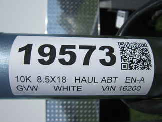 2025 Haul-About 8.5x18  Enclosed Car Hauler LPD8518TA3