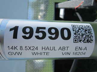 2025 Haul-About 8.5x24  Enclosed Car Hauler LPD8524TA5