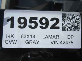 2025 Lamar 83x14  Dump DL831427