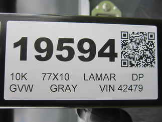 2025 Lamar 77x10  Dump DM771025