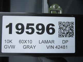2025 Lamar 60x10  Dump DS601025
