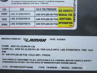 2025 Lamar 60x10  Dump DS601025