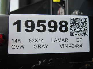 2025 Lamar 83x14  Dump DT831427