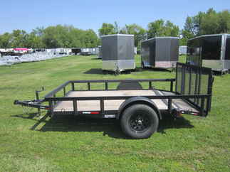 2024 L&O Mfg 76x10  Single Axle Utility 6410U