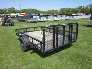 2024 L&O Mfg 76x10  Single Axle Utility 6410U