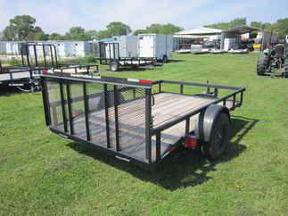 2024 L&O Mfg 76x10  Single Axle Utility 6410U