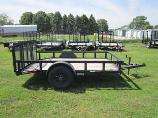2024 L&O Mfg 76x10  Single Axle Utility 6410U