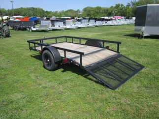 2024 L&O Mfg 76x10  Single Axle Utility 6410U